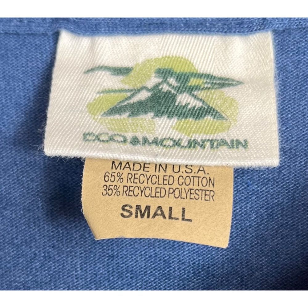 Eco Mountain Muir Woods National Monument Shirt | Colors: Blue & White | Size: S - Picture 5 of 6